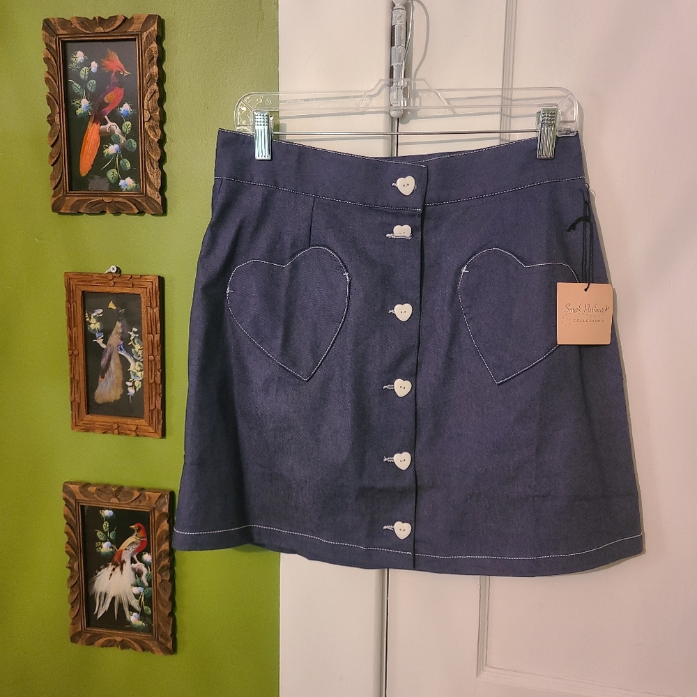 Denim Mini Skirt
